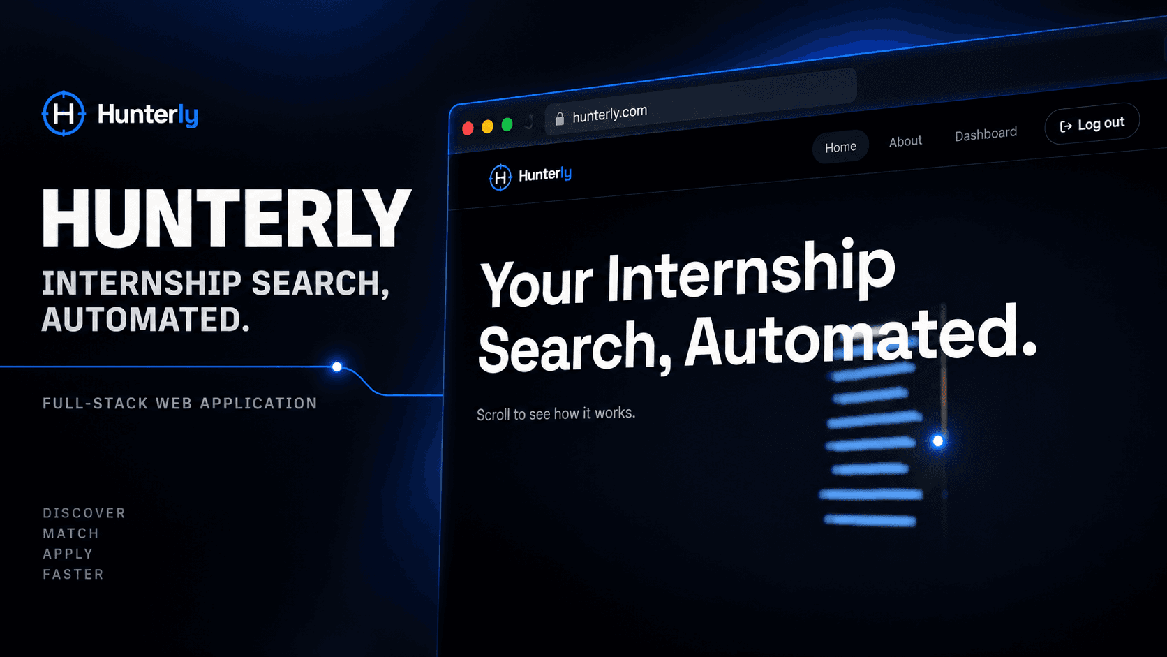 Hunterly desktop showcase
