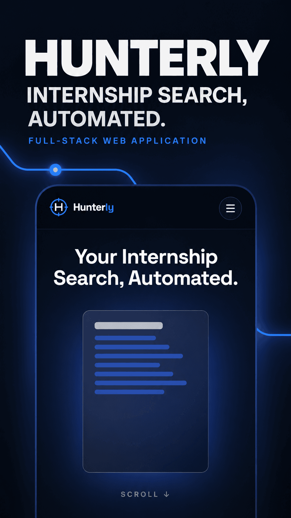 Hunterly mobile showcase