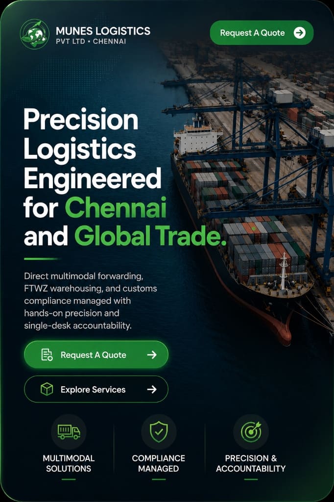 Munes Logistics project screenshot